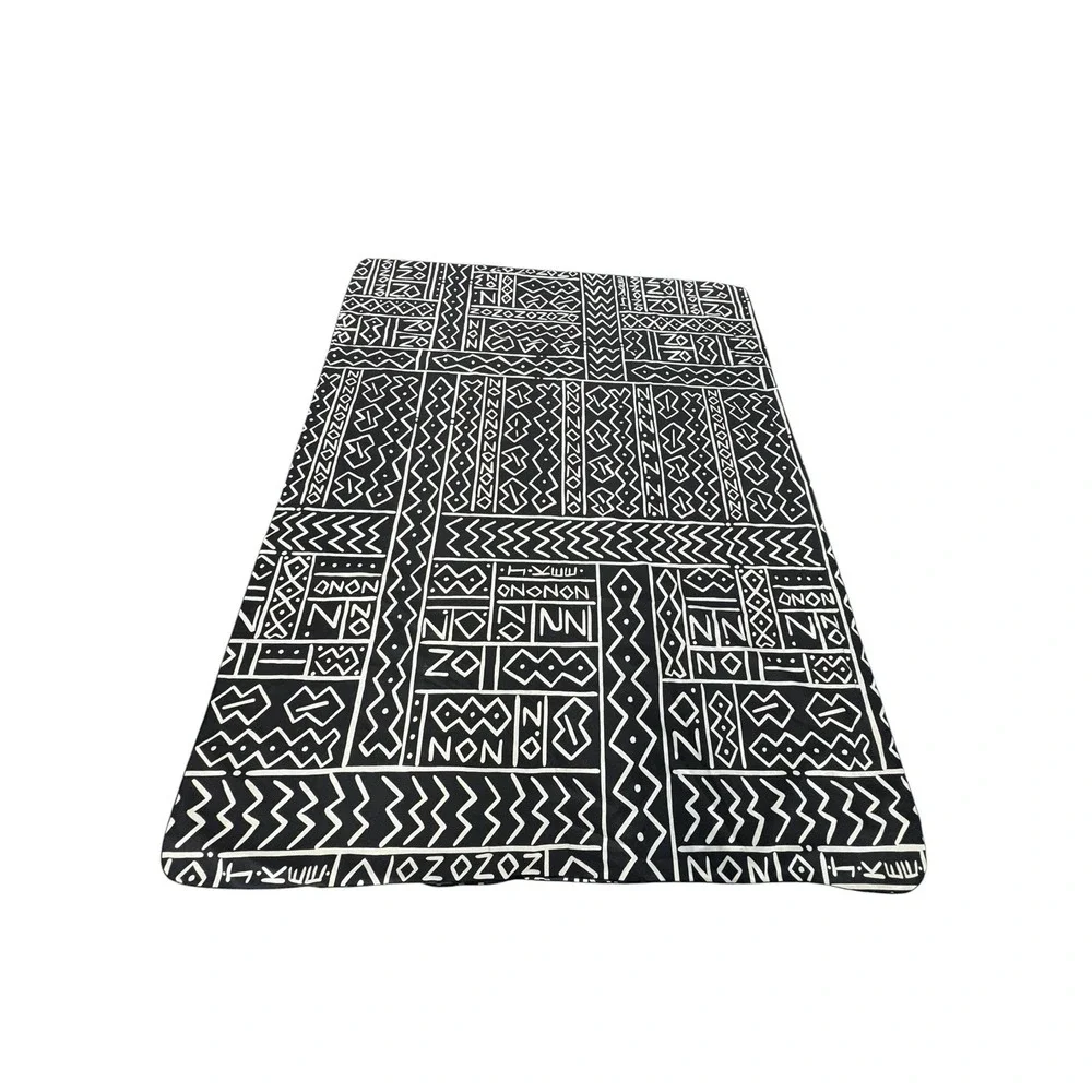 Vintage Black/white Wipeable Table Cloth Mudcloth African Style